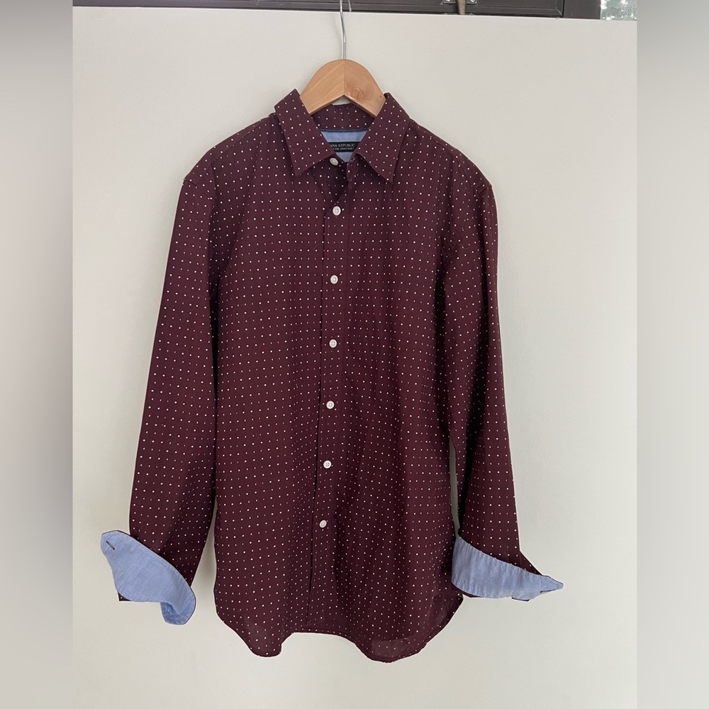 Banana Republic Custom 078 wash shirt Sz S slim fit